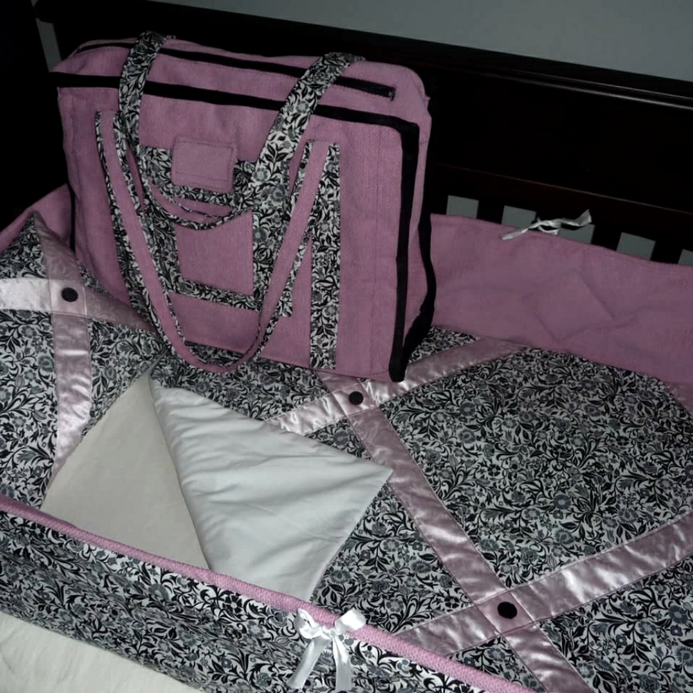 Custom Handmade 100% Cotton Crib Bedding Set - Brand NEW